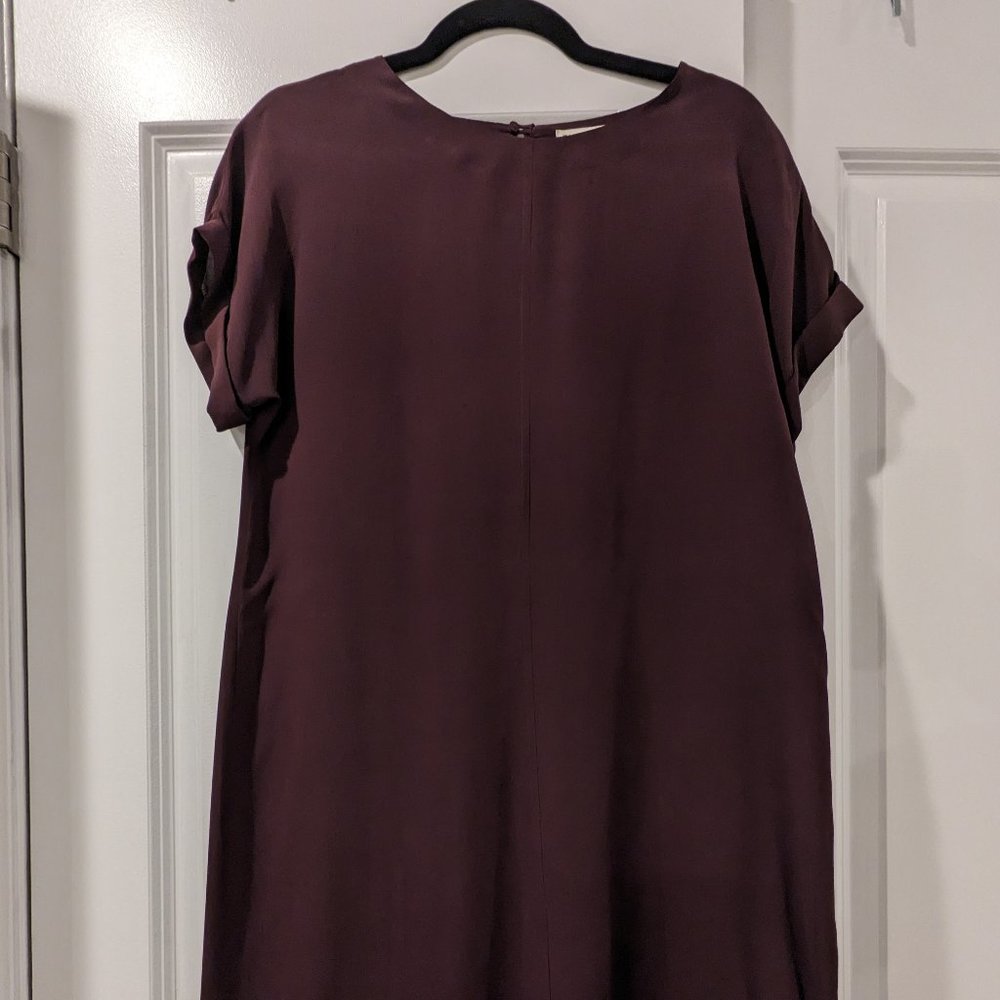 Everlane Silk Short Sleeve Dress Size Small